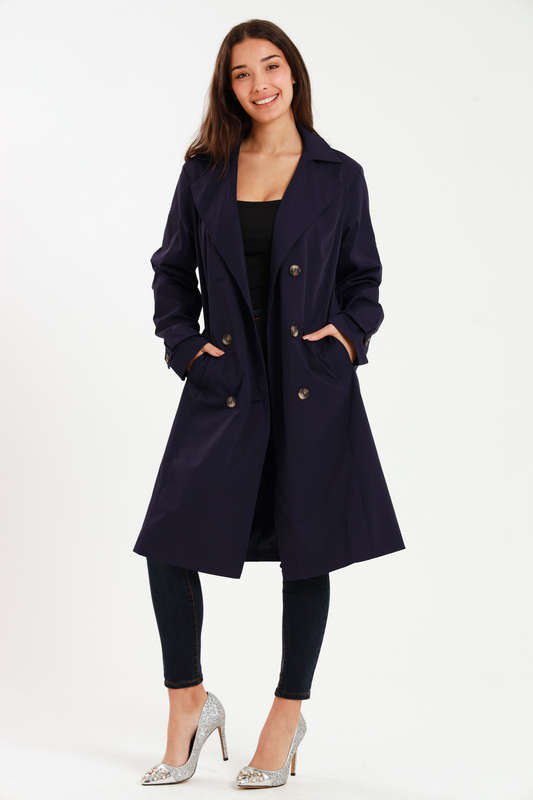 Branded Utility Trench Coat