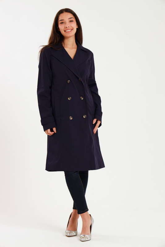 Branded Utility Trench Coat