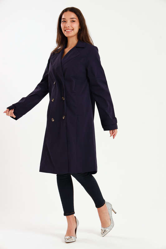 Branded Utility Trench Coat