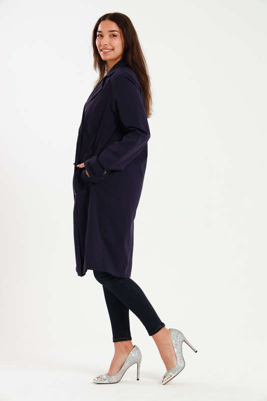 Branded Utility Trench Coat