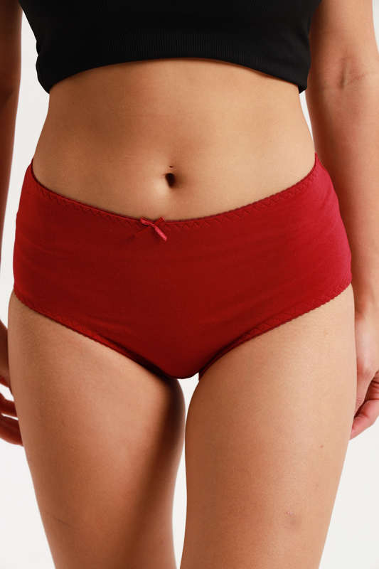 Ladies Fantasy 3 Pack Cotton Spandex Everyday Brief Panties