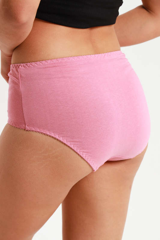 Ladies Fantasy 3 Pack Cotton Spandex Everyday Brief Panties