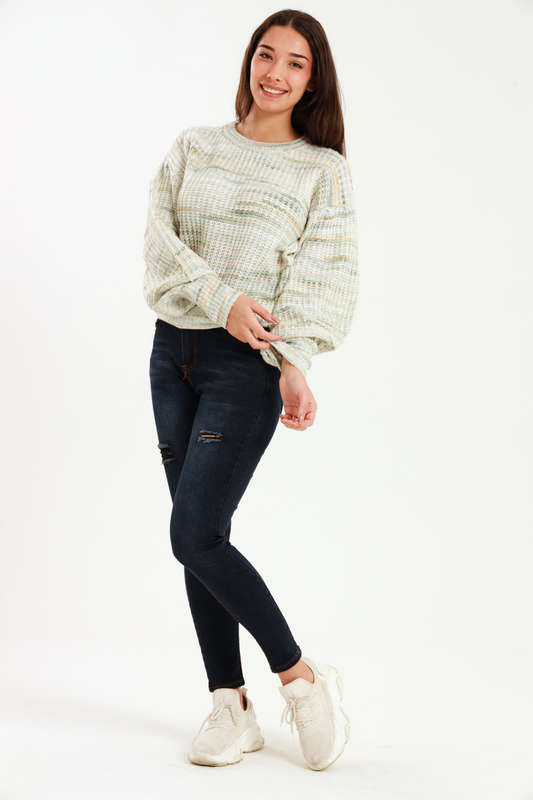 Ladies ZARA Cozy Plush Long Sleeve Pullover Sweater Jersey