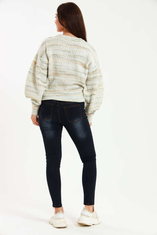 Ladies ZARA Cozy Plush Long Sleeve Pullover Sweater Jersey