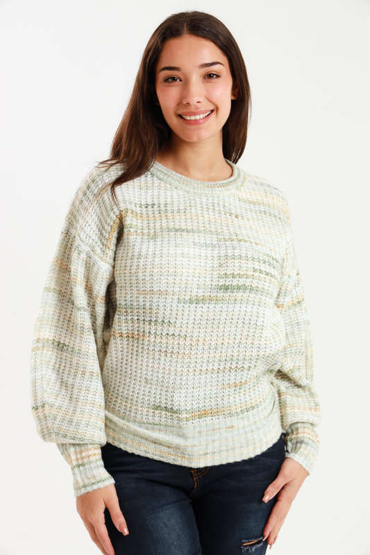 Ladies ZARA Cozy Plush Long Sleeve Pullover Sweater Jersey