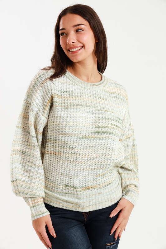 Ladies ZARA Cozy Plush Long Sleeve Pullover Sweater Jersey