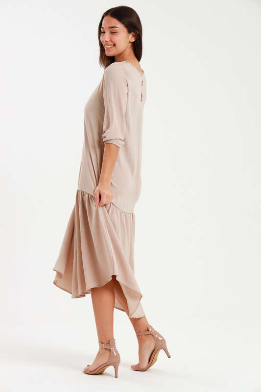 Natalia Long Sleeve Midaxi Dress