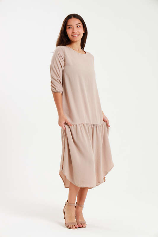 Natalia Long Sleeve Midaxi Dress
