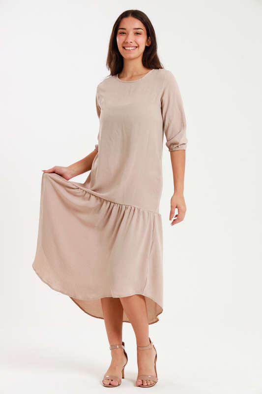 Natalia Long Sleeve Midaxi Dress