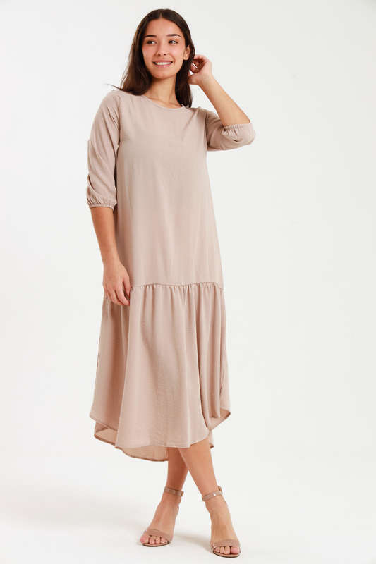 Natalia Long Sleeve Midaxi Dress