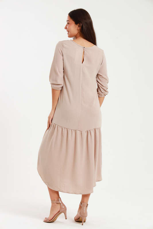 Natalia Long Sleeve Midaxi Dress