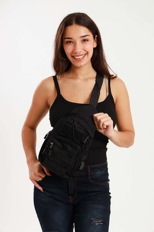 Senza Sport® Unisex Tactical Travel Sling Shoulder Bag