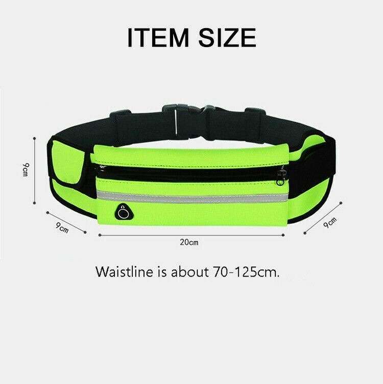 Senza Sport® Waterproof Adjustable Running Travel Waist Bag