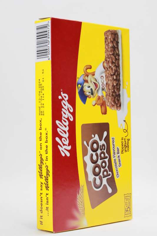 Kelloggs® Rice Coco Pops Chocolate Flavoured Snack Bar 5 x 22g Value Pack