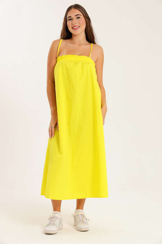 Ladies Baby Doll Strappy Summer Maxi Dress