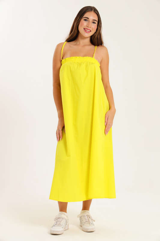 Ladies Baby Doll Strappy Summer Maxi Dress