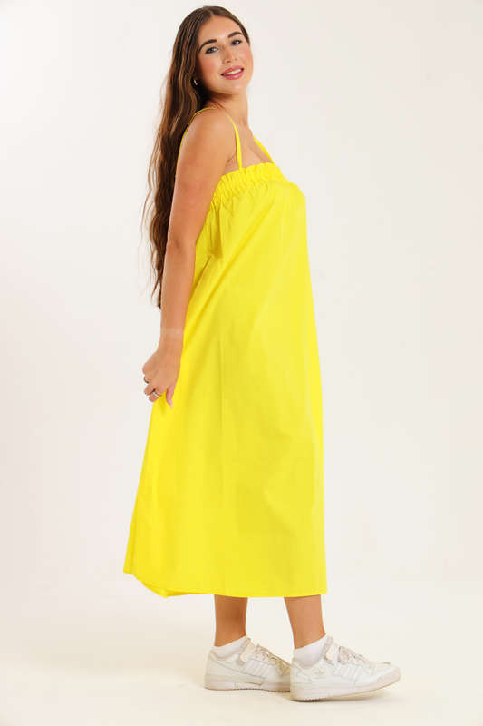Ladies Baby Doll Strappy Summer Maxi Dress