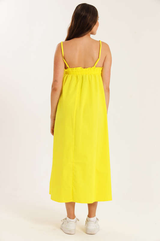 Ladies Baby Doll Strappy Summer Maxi Dress