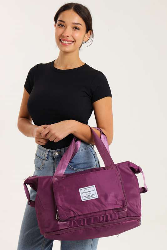 Large Capacity Folding Dry and Wet Separation Travel Sport Bag