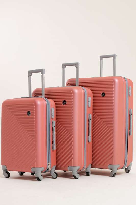 Senza® 3 Piece Hard Shell ABS Luggage Travel Set 31 Inch (Scratched To Clear)