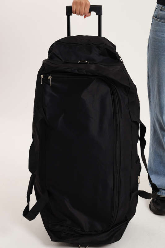 Senza® Black Trolley 3XL Sports Bag With Multiple Compartments