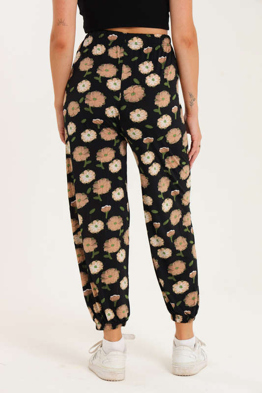 Senza® Casual Harem Wide Leg Everyday Printed Pants