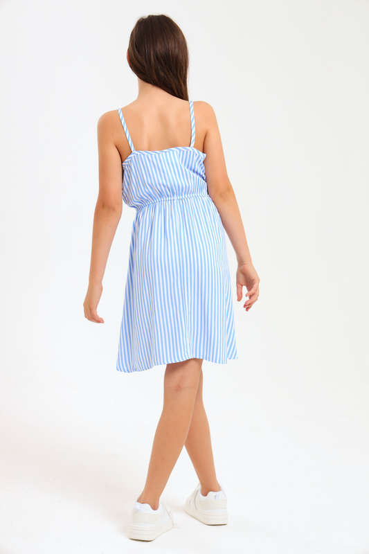Girl Kaylee Sleeveless Strappy Summer Dress 7 to 14 Years