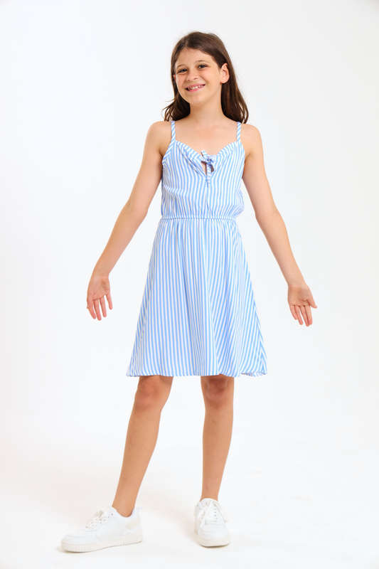 Girl Kaylee Sleeveless Strappy Summer Dress 7 to 14 Years
