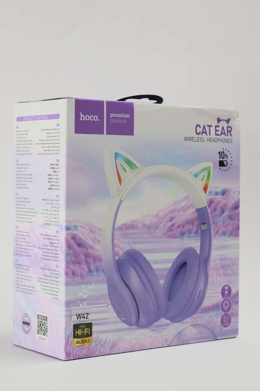 HOCO W42 Headphones Cat Ears Wireless Headphones