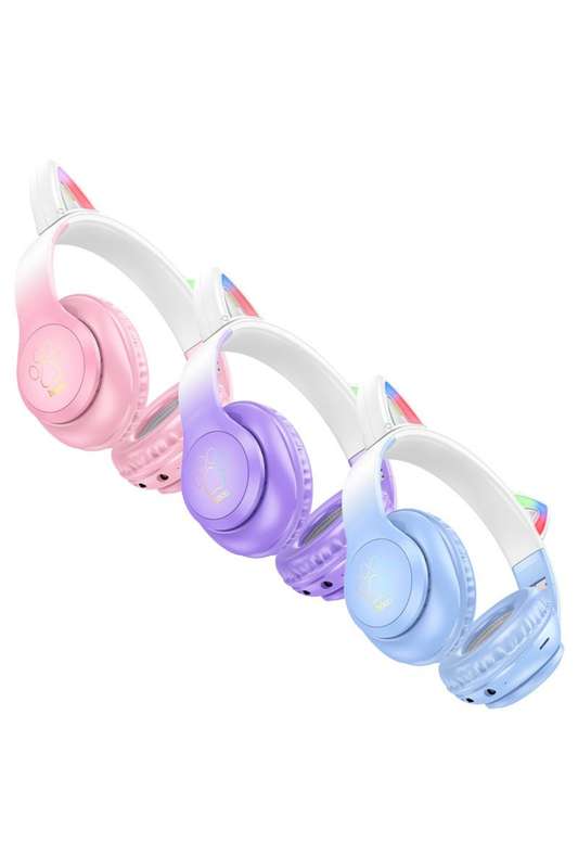 HOCO W42 Headphones Cat Ears Wireless Headphones