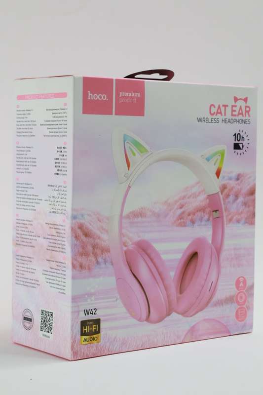 HOCO W42 Headphones Cat Ears Wireless Headphones