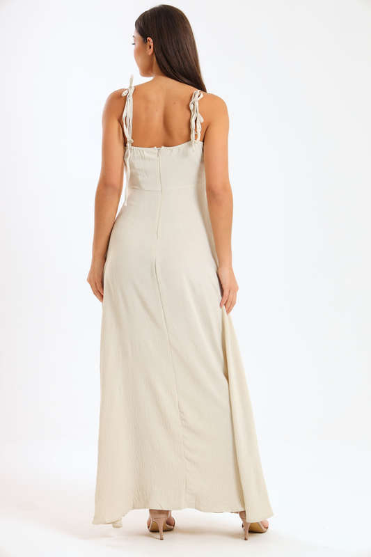 Juliana Strappy Maxi Dress With Pockets