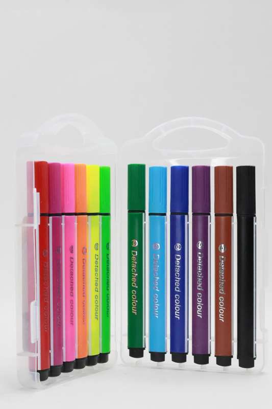 Senza® 12 Pcs Non Toxic Washable Colour School Markers