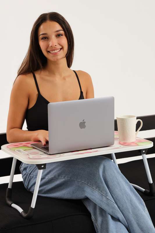 Senza® Adjustable Laptop Folding Computer Table 600mm X 400mm