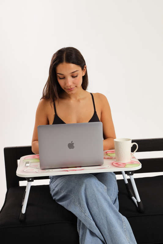 Senza® Adjustable Laptop Folding Computer Table 600mm X 400mm