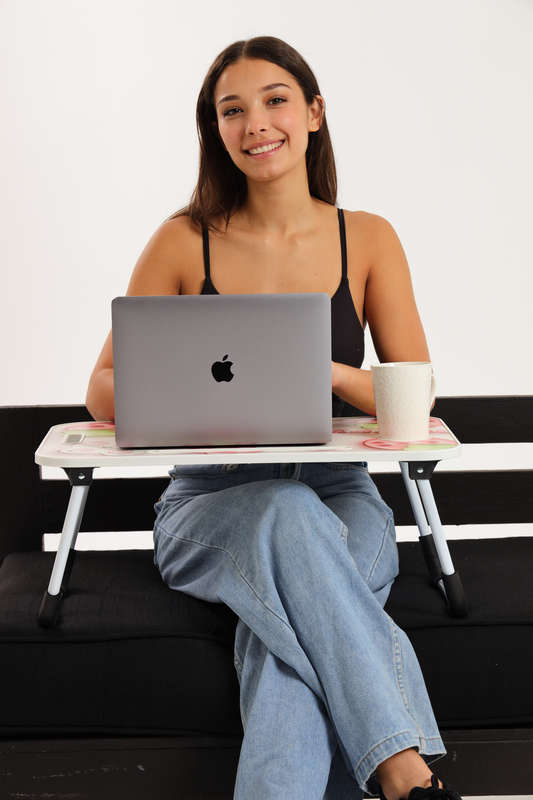 Senza® Adjustable Laptop Folding Computer Table 600mm X 400mm