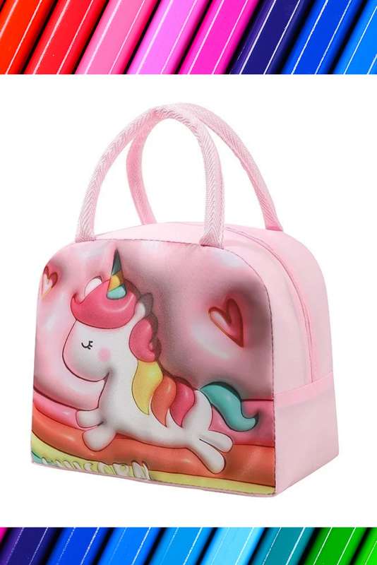 Senza® Kids Cute 3D Cartoon Insulated School Lunch Bag PROMO-2-FOR-1