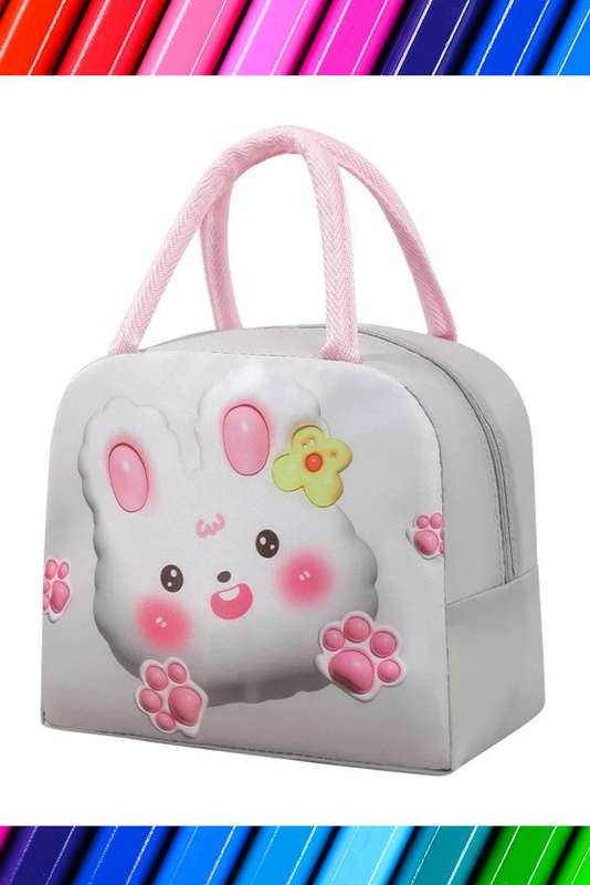 Senza® Kids Cute 3D Cartoon Insulated School Lunch Bag PROMO-2-FOR-1