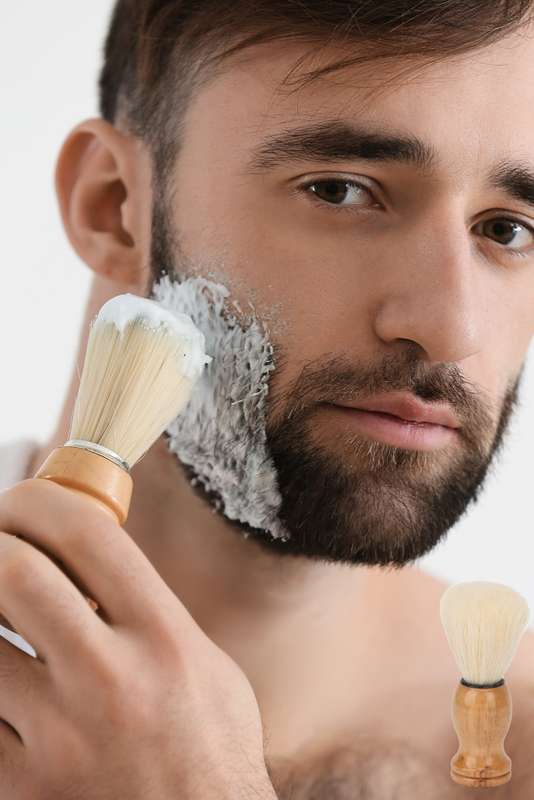 Senza® Wooden Handle Shaving Brush