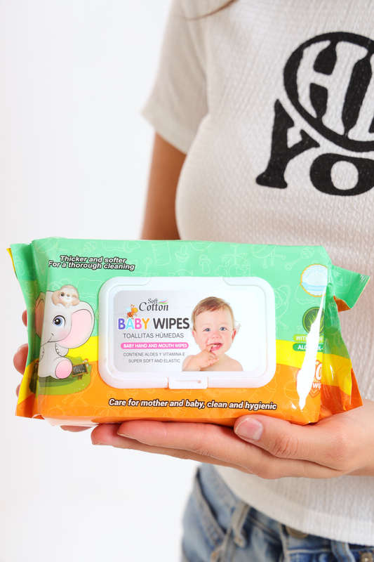 Soft Cotton Sensitive Baby Wipes 2 X 80 Pack
