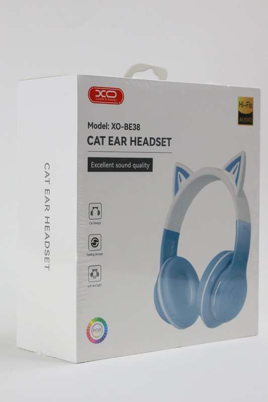 XO BE38 Headphones Cat Ears Wireless Headphones