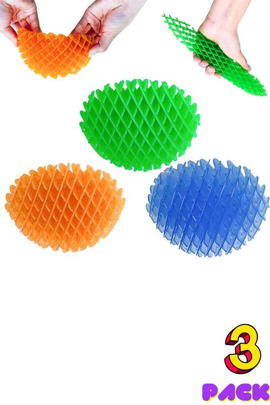 3 Pcs Fidget Worm Toy Glow In The Dark