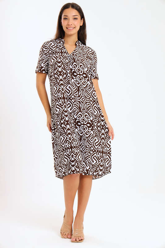 Amy Loose Fit Short Sleeve Summer Dress