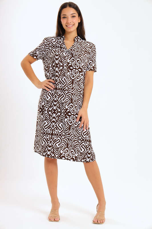 Amy Loose Fit Short Sleeve Summer Dress
