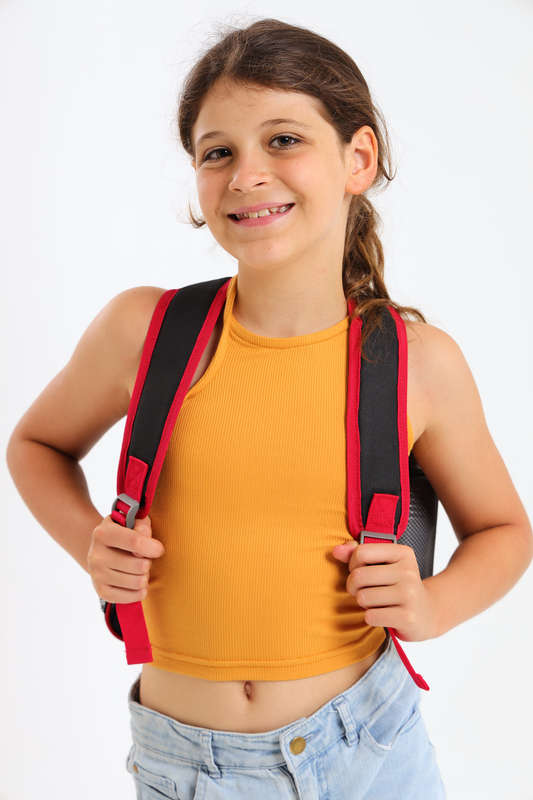 Camel Mountain Schoolbag For Boys &amp; Girls Pre School Free Water Bottle 500ml 350mm X 250mm