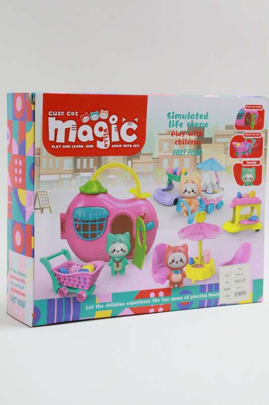 Cute Cat Magic Villa Girls Playhouse