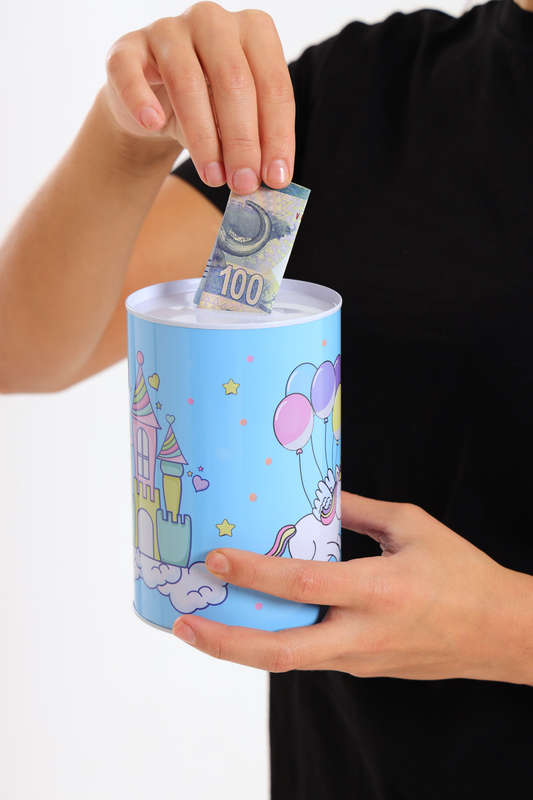 Disney Cartoon Character Unicorn Metal Bank Coin Box large