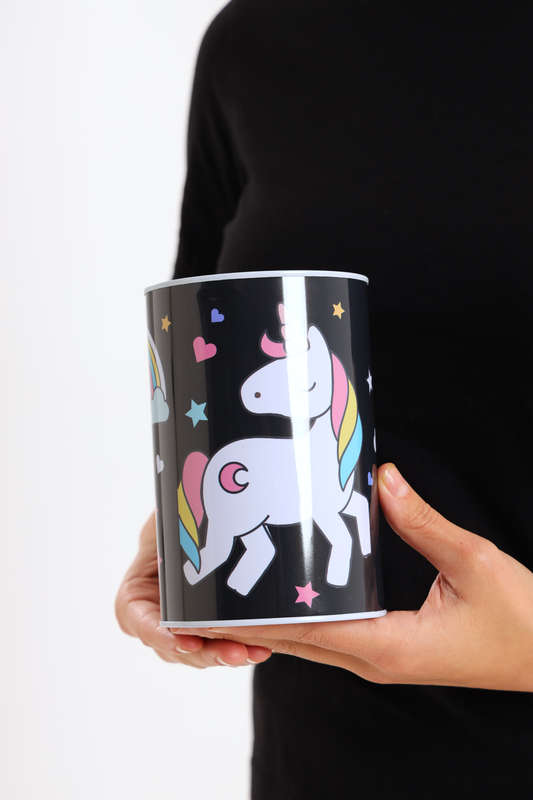 Disney Cartoon Character Unicorn Metal Bank Coin Box large