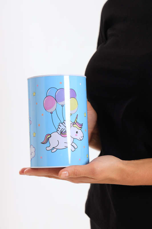 Disney Cartoon Character Unicorn Metal Bank Coin Box large