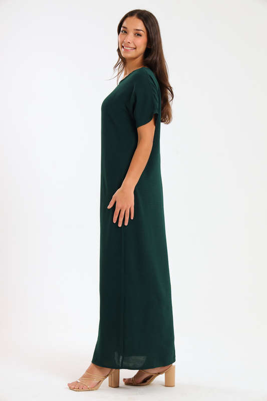Jasmin Classic Maxi Short Sleeve Dress